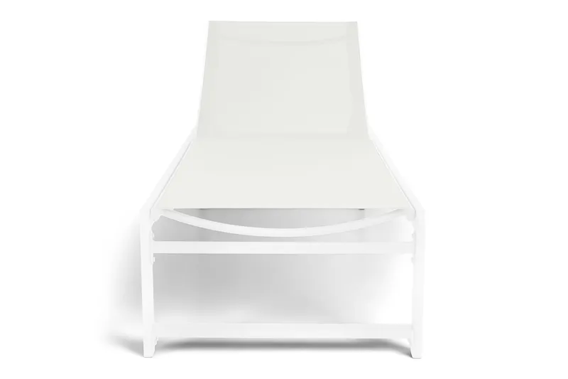 Sanna Solsäng Med Justerbart Ryggstöd - Vit - Utemöbler & utemiljö - Utestol & trädgårdsstol - Solsäng & solvagn