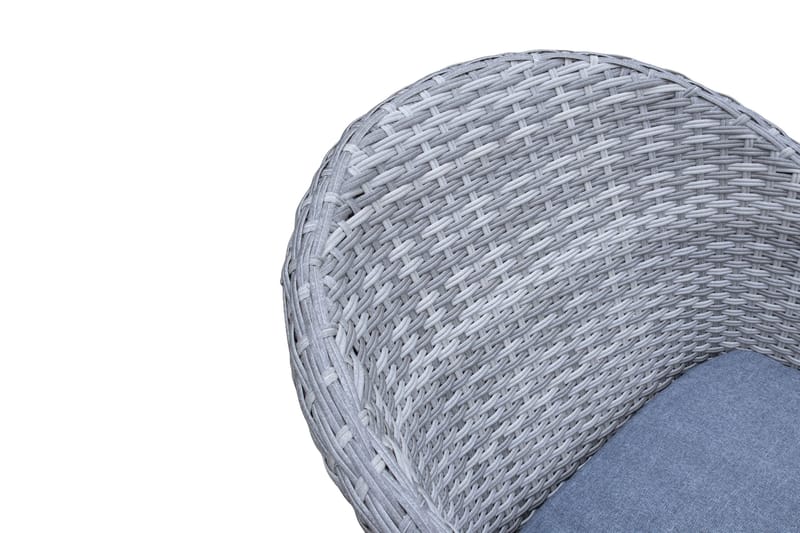 Thor loungestol utomhus i konstrotting med grå sittdyna - Grå - Utemöbler & utemiljö - Loungemöbler - Loungestol utomhus