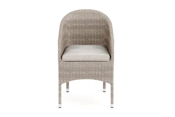 Thor loungestol utomhus i konstrotting med naturfärgad sittdyna - Beige - Utemöbler & utemiljö - Loungemöbler - Loungestol utomhus