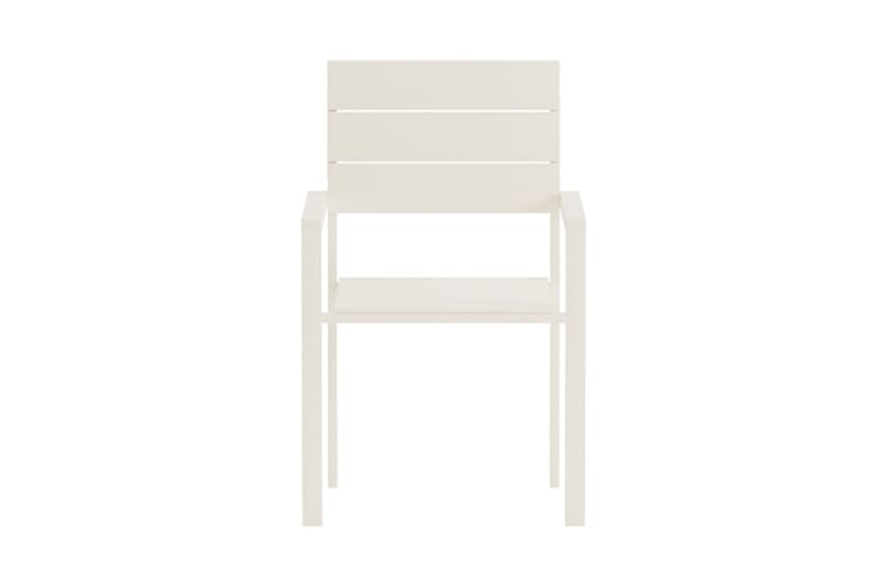 Tunis Stapelbar stol Utomhus Aintwood i aluminium - Beige - Utemöbler & utemiljö - Balkong & altan - Balkongmöbler - Balkongstol