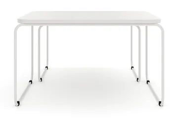 Usteryd Fyrkantigt satsbord utomhus 70x41x70 cm i stål / Metall - Beige - Utemöbler & utemiljö - Utebord & trädgårdsbord - Loungebord & soffbord utomhus