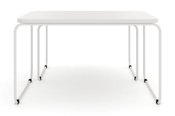 Usteryd Fyrkantigt satsbord utomhus 70x41x70 cm i stål / Metall - Beige - Utemöbler & utemiljö - Utebord & trädgårdsbord - Loungebord & soffbord utomhus