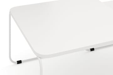 Usteryd Fyrkantigt satsbord utomhus 70x41x70 cm i stål / Metall - Beige - Utemöbler & utemiljö - Utebord & trädgårdsbord - Loungebord & soffbord utomhus