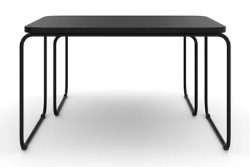 Usteryd Fyrkantigt satsbord utomhus 70x41x70 cm i stål / Metall - Svart - Utemöbler & utemiljö - Utebord & trädgårdsbord - Loungebord & soffbord utomhus