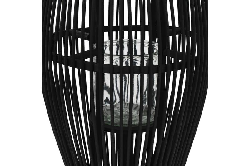 Hängande ljuslykta bambu 95 cm svart - Svart - Dekoration & inredningsdetaljer - Utelykta - Ljusstakar & ljuslyktor