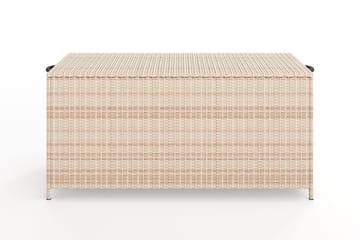 Zahara Dynbox utomhus i konstrotting med handtag 140x60x60 cm - Beige - Utemöbler & utemiljö - Utomhusförvaring - Dynförvaring - Dynbox & dynlåda