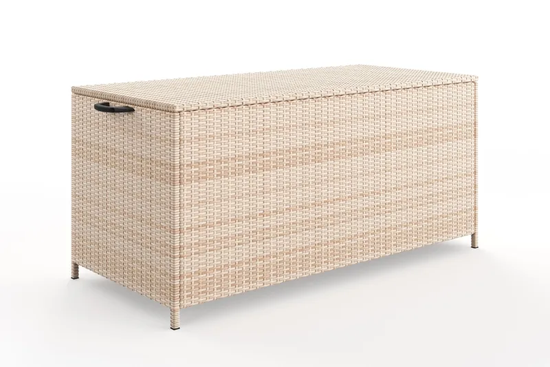 Zahara Dynbox utomhus i konstrotting med handtag 140x60x60 cm, Beige