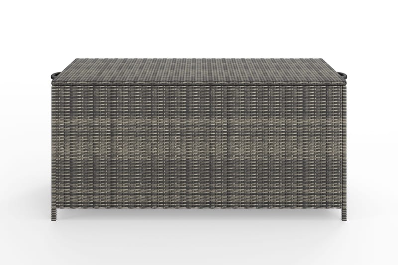 Zahara Dynbox utomhus i konstrotting med handtag 140x60x60 cm - Grå - Utemöbler & utemiljö - Utomhusförvaring - Dynförvaring - Dynbox & dynlåda