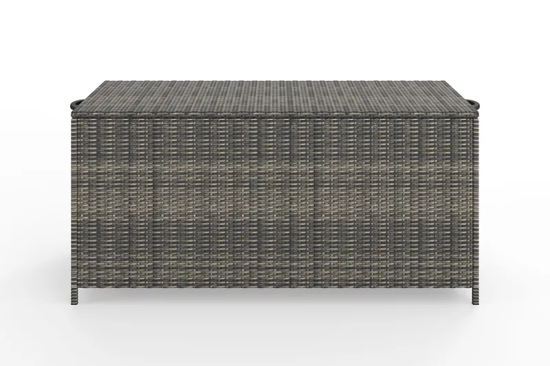 Zahara Dynbox utomhus i konstrotting med handtag 140x60x60 cm - Grå - Utemöbler & utemiljö - Utomhusförvaring - Dynförvaring - Dynbox & dynlåda