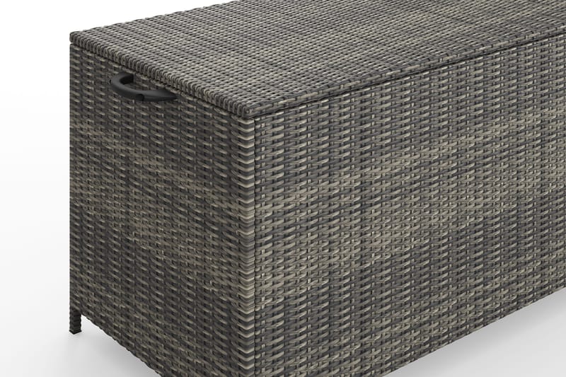 Zahara Dynbox utomhus i konstrotting med handtag 140x60x60 cm - Grå - Utemöbler & utemiljö - Utomhusförvaring - Dynförvaring - Dynbox & dynlåda