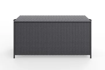 Zahara Dynbox utomhus i konstrotting med handtag 140x60x60 cm - Svart - Utemöbler & utemiljö - Utomhusförvaring - Dynförvaring - Dynbox & dynlåda