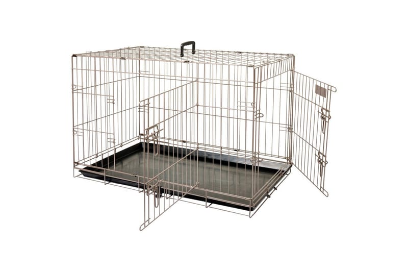 FLAMINGO Djurbur Ebo metallisk brun 77x47x55 cm 517581 - Trall - Trall balkong