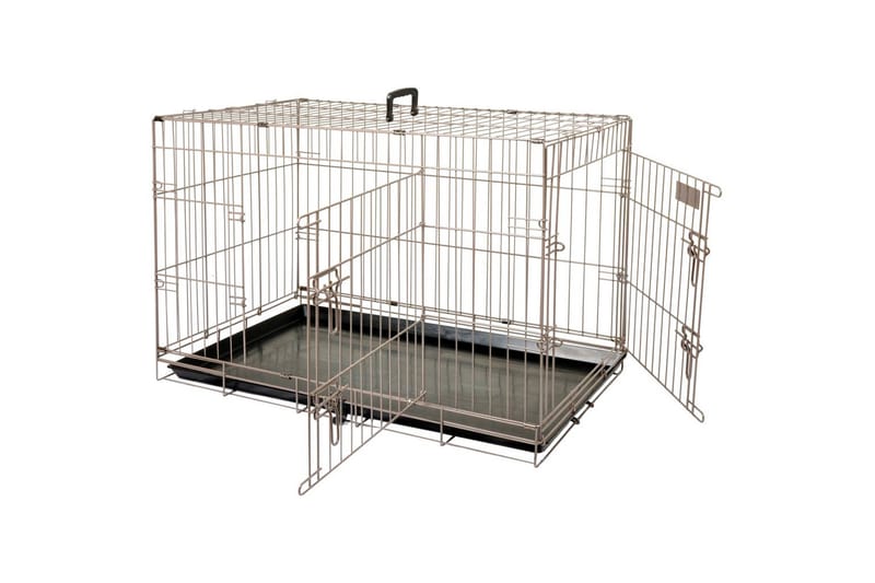 FLAMINGO Djurbur Ebo metallisk brun 92x56x64 cm 517582 - Trall - Trall balkong