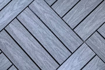 Golvplattor Woodlon Ljusgrå L:300 B:300 H:22,2 4-pack - Ljusgrå - Utemöbler & utemiljö - Trädgårdsdekoration & utemiljö - Trall
