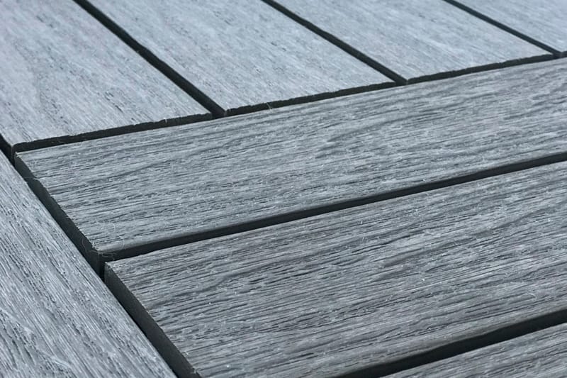Golvplattor Woodlon Ljusgrå L:300 B:300 H:22,2 4-pack - Ljusgrå - Utemöbler & utemiljö - Trädgårdsdekoration & utemiljö - Trall