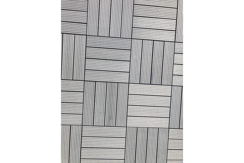 PLUS Trall Plattor 30×30 cm (4 Pack - 0,36 M²) - Grå - Trall - Trall balkong