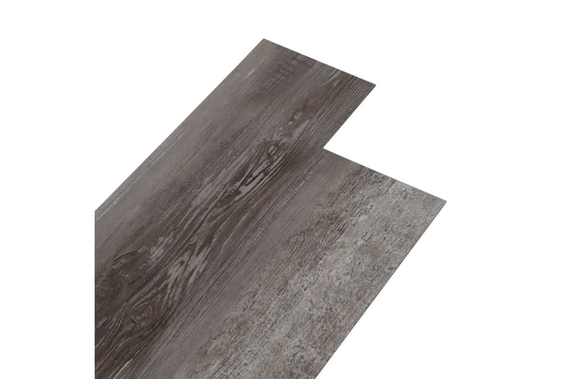 PVC-golvbrädor 5,02 m² självhäftande 2 mm randigt trä - Trall