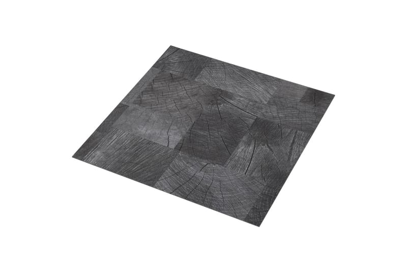 PVC-golvbrädor självhäftande 5,11 m² trästruktur grå - Trall