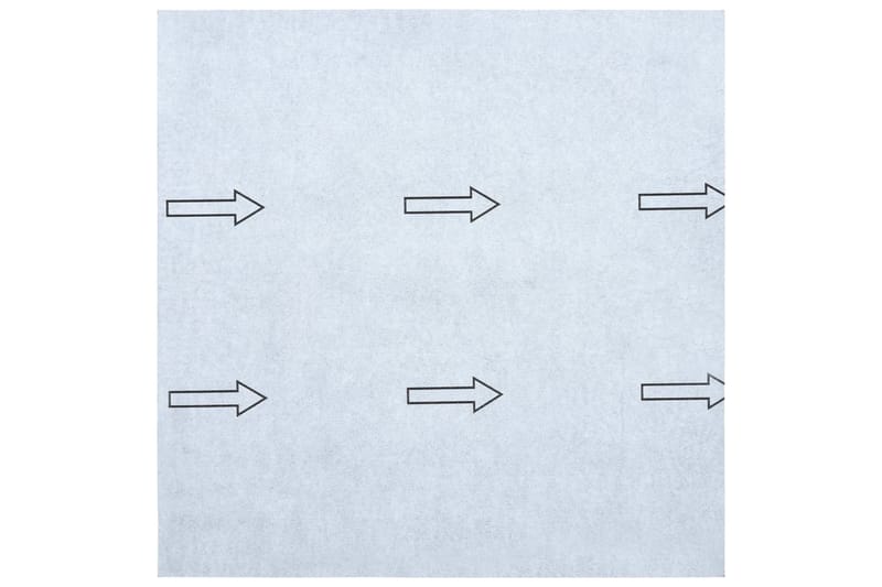 Självhäftande golvplankor 55 st PVC 5,11 m² ljusgrå - Grå - Trall