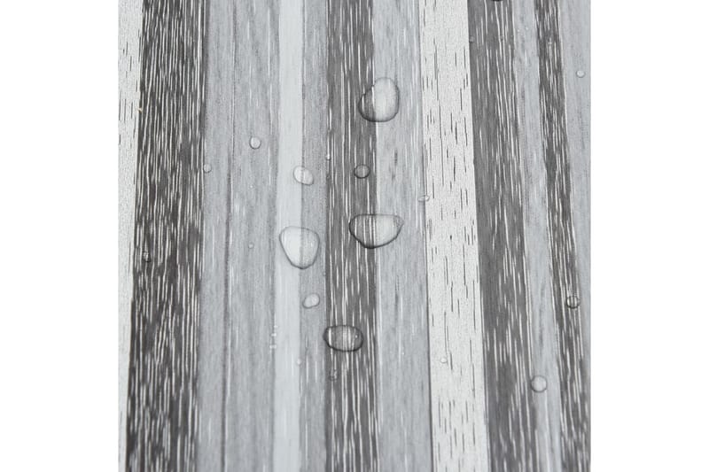Självhäftande golvplankor 55 st PVC 5,11 m² ljusgrå - Grå - Trall