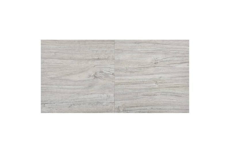 Självhäftande golvplankor 55 st PVC 5,11 m² ljusgrå - Grå - Trall