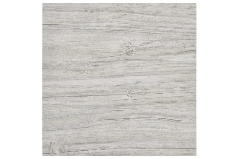Självhäftande golvplankor 55 st PVC 5,11 m² ljusgrå - Grå - Trall