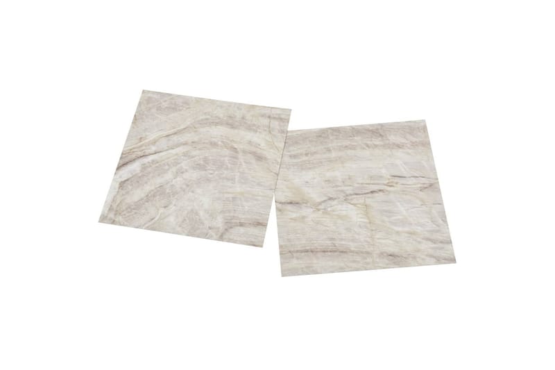 Självhäftande golvplankor 55 st PVC 5,11 m² beige - Beige - Trall