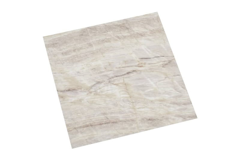 Självhäftande golvplankor 55 st PVC 5,11 m² beige - Beige - Trall