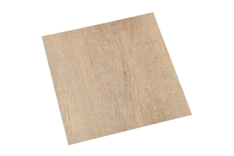 Självhäftande golvplankor 55 st PVC 5,11 m² brun - Brun - Trall