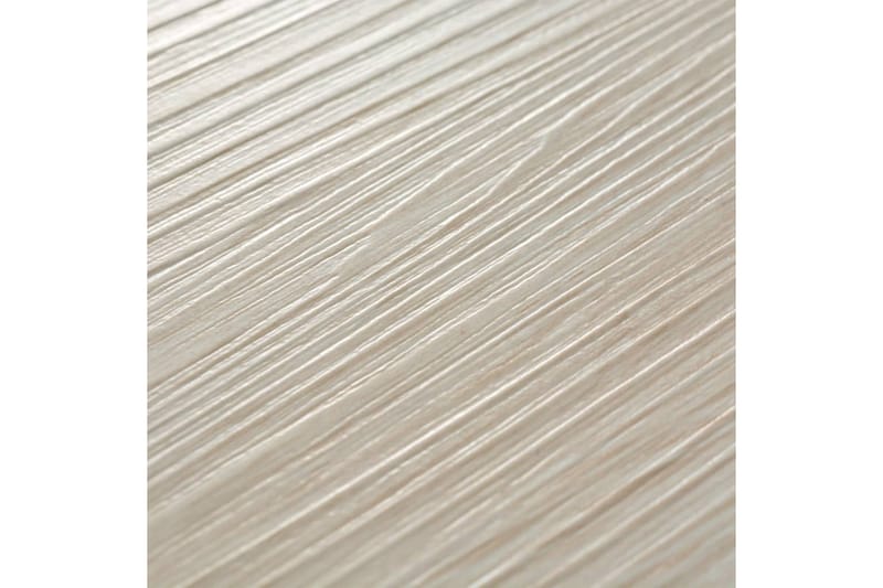 Självhäftande PVC-golvbrädor 2,51 m² ek 2 mm ek klassisk vit - Vit - Trall