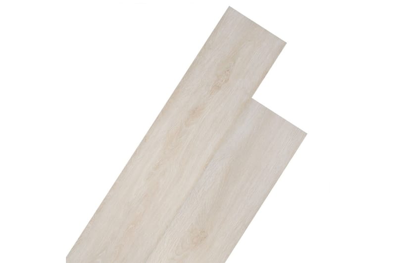 Självhäftande PVC-golvbrädor 2,51 m² ek 2 mm ek klassisk vit - Vit - Trall