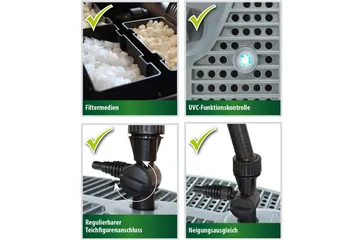 Undervattensfilter Heissner Smartline Vattenspel UVC - Utemöbler & utemiljö - Trädgårdsdekoration & utemiljö - Damm & fontän