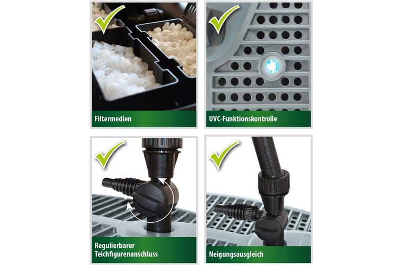 Undervattensfilter Heissner Smartline Vattenspel UVC - Utemöbler & utemiljö - Trädgårdsdekoration & utemiljö - Damm & fontän