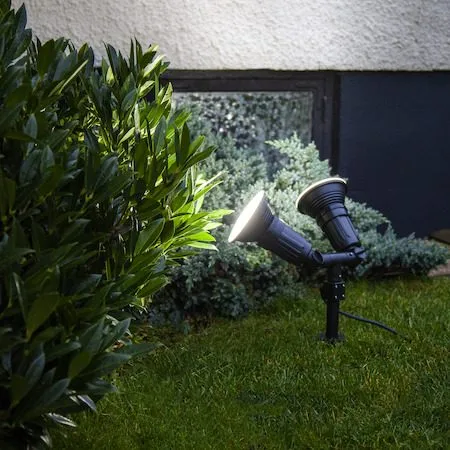 Utomhus Spotlight Fixture 22 cm - Svart - Utemöbler & utemiljö - Trädgårdsdekoration & utemiljö - Trädgårdsbelysning