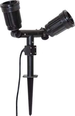 Utomhus Spotlight Fixture 22 cm - Svart - Utemöbler & utemiljö - Trädgårdsdekoration & utemiljö - Trädgårdsbelysning