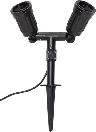 Utomhus Spotlight Fixture 22 cm - Svart - Utemöbler & utemiljö - Trädgårdsdekoration & utemiljö - Trädgårdsbelysning
