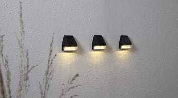 Wally Mini 3 pack Solcellsvägglykta 7 cm - svart - Utemöbler & utemiljö - Trädgårdsdekoration & utemiljö - Trädgårdsbelysning