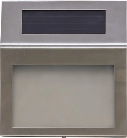 Wally Solcellsvägglykta 18 cm - silver - Utemöbler & utemiljö - Trädgårdsdekoration & utemiljö - Trädgårdsbelysning