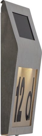 Wally Solcellsvägglykta 18 cm - silver - Utemöbler & utemiljö - Trädgårdsdekoration & utemiljö - Trädgårdsbelysning
