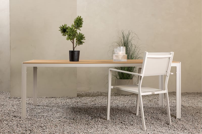 Break Matbord Utomhus 90x205 cm - Beige - Utemöbler & utemiljö - Utebord & trädgårdsbord - Matbord utomhus