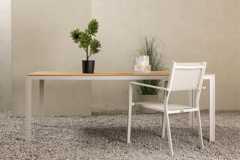 Break Matbord Utomhus 90x205 cm - Beige - Utemöbler & utemiljö - Utebord & trädgårdsbord - Matbord utomhus