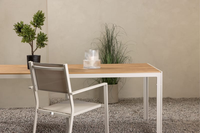 Break Matbord Utomhus 90x205 cm - Beige - Utemöbler & utemiljö - Utebord & trädgårdsbord - Matbord utomhus