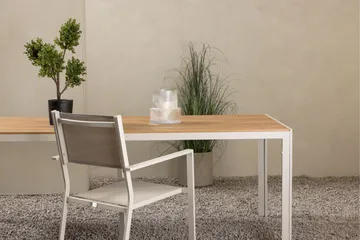 Break Matbord Utomhus 90x205 cm - Beige - Utemöbler & utemiljö - Utebord & trädgårdsbord - Matbord utomhus