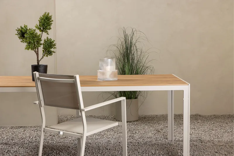 Break Matbord Utomhus 90x205 cm - Beige - Utemöbler & utemiljö - Utebord & trädgårdsbord - Matbord utomhus