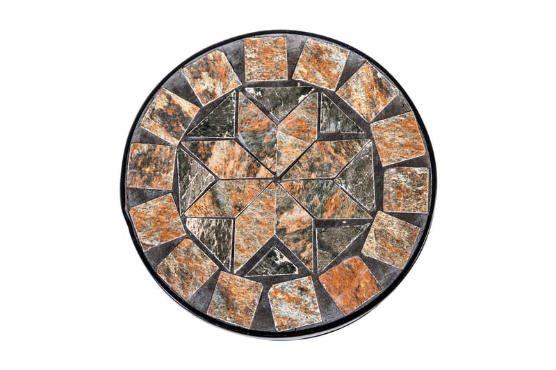 Blompiedestal Mosaic - Svart/Brun/Grå - Utemöbler & utemiljö - Utebord & trädgårdsbord - Avlastningsbord & brickbord utomhus