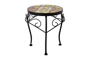 Morocco Blompiedestal - Svart/Grå - Utemöbler & utemiljö - Utebord & trädgårdsbord - Avlastningsbord & brickbord utomhus