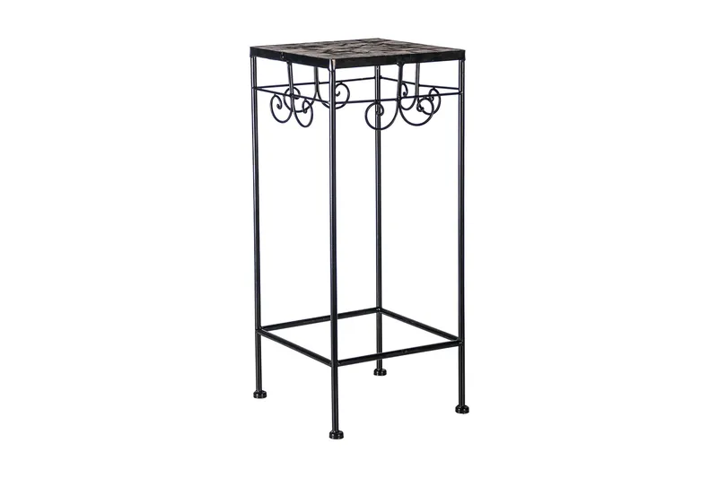 Mosaic Blompiedestal - Svart/Grå - Utemöbler & utemiljö - Utebord & trädgårdsbord - Avlastningsbord & brickbord utomhus