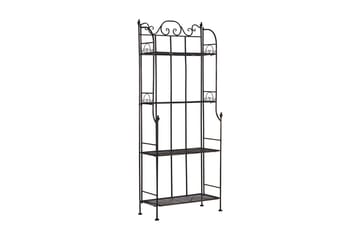 Trädgårdshylla Carpinone 61x31 cm - Svart - Utemöbler & utemiljö - Utebord & trädgårdsbord - Avlastningsbord & brickbord utomhus