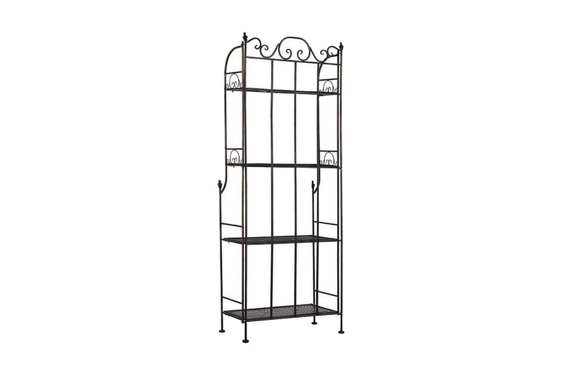 Trädgårdshylla Carpinone 61x31 cm - Svart - Utemöbler & utemiljö - Utebord & trädgårdsbord - Avlastningsbord & brickbord utomhus