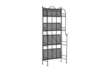 Trädgårdshylla Carpinone 61x31 cm - Svart - Utemöbler & utemiljö - Utebord & trädgårdsbord - Avlastningsbord & brickbord utomhus